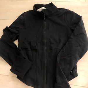 ALO Yoga Black Zip-Up Jacket